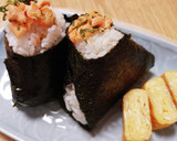 お味噌で和えた鮭と大葉のおにぎり作り方5写真