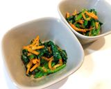 あと一品☆人参とほうれん草の味噌ごま和え作り方6写真