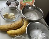 米粉で作るバナナパウンドケーキ作り方1写真