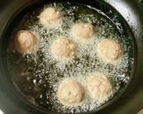 豆腐入り揚げ肉団子の野菜あんがらめ作り方6写真