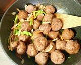 豆腐入り揚げ肉団子の野菜あんがらめ作り方10写真