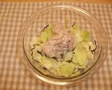 レンジで簡単副菜♪キャベツの和風ツナ和え作り方4写真