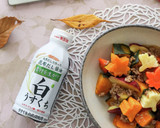 かぼちゃとさつまいものそぼろあんかけ作り方6写真
