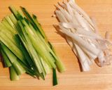 米粉入りの皮と鶏もも肉で、北京ダック風作り方3写真