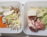 かぼちゃだんごと根菜のほっこり味噌汁作り方2写真