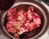 ローゼルとリンゴのジャム作り方1写真
