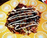 米粉でカリふわ♪キャベツ大好きお好み焼き作り方5写真