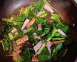 小松菜・卵・ベーコンのチャンプルー風作り方7写真