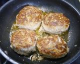 簡単！韓流きのこハンバーグ作り方4写真