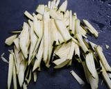 簡単！茄子もやしの青唐みそ炒め作り方1写真
