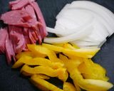 お弁当！ナポリタン　ケチャップパスタ作り方1写真
