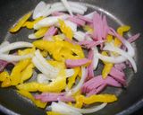 お弁当！ナポリタン　ケチャップパスタ作り方2写真