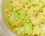 つくりおきシチューのキャベツチャーハン丼作り方2写真