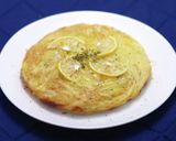 玉子2個で4人分！千切りポテトのオムレツ作り方13写真