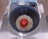 炊飯器で簡単！丸ごとトマトのリゾット作り方4写真