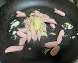 チンゲンサイとウインナーのとろっと炒め作り方1写真