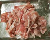 豚バラと玉ねぎのトロトロ炒め煮作り方1写真