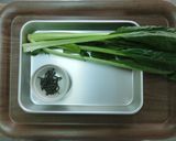 【副菜】レンジで小松菜の塩昆布和え作り方1写真