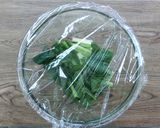 【副菜】レンジで小松菜の塩昆布和え作り方3写真