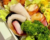 ぶりのカレーマヨパン粉焼き弁当作り方2写真