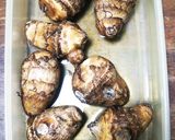 里芋＋秋野菜たち の 煮っころがし作り方2写真