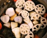 里芋＋秋野菜たち の 煮っころがし作り方6写真