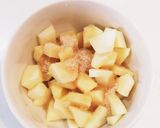 紅茶香るりんごのクランブルケーキ作り方1写真