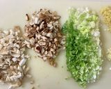 鶏ムネひき肉&きのこで担々麺の肉みそ作り方1写真