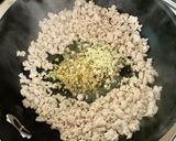 鶏ムネひき肉&きのこで担々麺の肉みそ作り方3写真