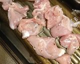 鶏アスパラしめじ焼き作り方1写真