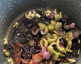 オリーブとひじきのパスタ作り方4写真