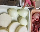 ご飯もりもり、牛スジ煮込み作り方1写真