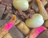 ご飯もりもり、牛スジ煮込み作り方2写真