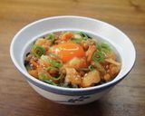 納豆とホタテのユッケ丼作り方6写真