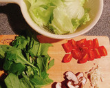 レタスと卵の中華炒め作り方1写真