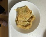 冷蔵庫残り物鶏肉なんちゃってモツ鍋風作り方3写真