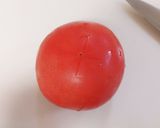 トマトの湯むきジェノベーゼサラダ作り方2写真