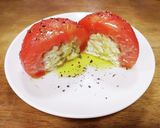 トマトの湯むきジェノベーゼサラダ作り方11写真