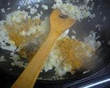 フライパン1つでカボチャのカレー風味煮物作り方3写真