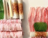 ご飯もりもり♪ちくわ豚バラコロコロ巻作り方2写真