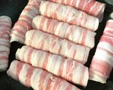 ご飯もりもり♪ちくわ豚バラコロコロ巻作り方3写真