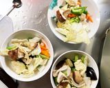 ほんのりシーフード梅生姜味白菜回鍋肉風作り方9写真
