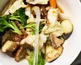 ほんのりシーフード梅生姜味白菜回鍋肉風作り方14写真