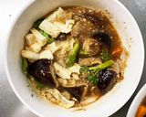 ほんのりシーフード梅生姜味白菜回鍋肉風作り方18写真