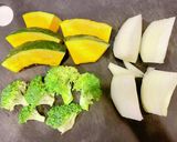 鶏もも肉と野菜のグリル作り方1写真