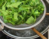 すこしだけ蒸し野菜(小松菜)作り方1写真
