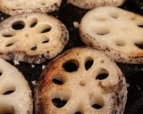 《加賀れんこん農家》加賀れんこんの素焼き作り方4写真