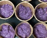 HMで☆マフィン紫芋バナナホワイトチョコ作り方12写真