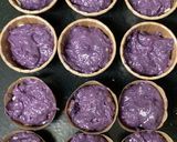 HMで☆マフィン紫芋バナナホワイトチョコ作り方15写真