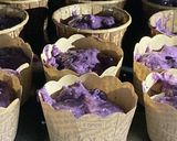 HMで☆マフィン紫芋バナナホワイトチョコ作り方16写真